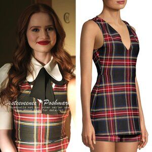 Maje Iris Plaid Romper ASO Riverdale / Fate: The Winx Saga / PLL